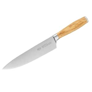 Artesano 7.87 in. Steel Blade Full Tang 13 in. Chef's Knife 20-Handle olive wood, forged