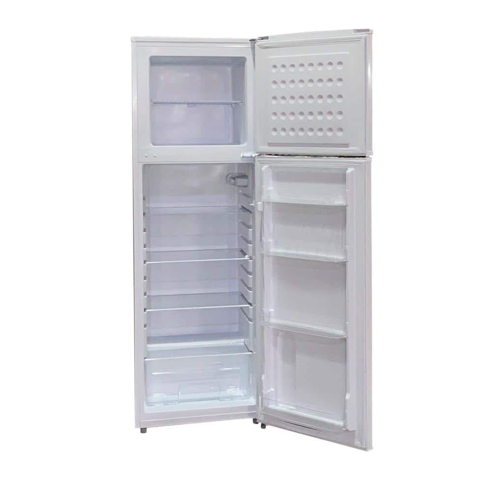 Compact White Energy Star Bottom Freezer Refrigerator
