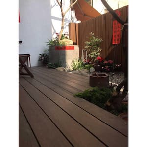 UltraShield Naturale Voyager Series 1 in. x 6 in. x 16 ft. Brazilian Ipe Hollow Composite Decking Board