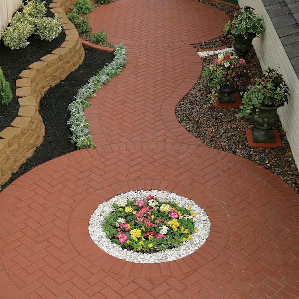 Holland 7.87 in. L x 3.94 in. W x 1.77 in. H Red Concrete Paver (672-Pieces/145 sq. ft./Pallet)