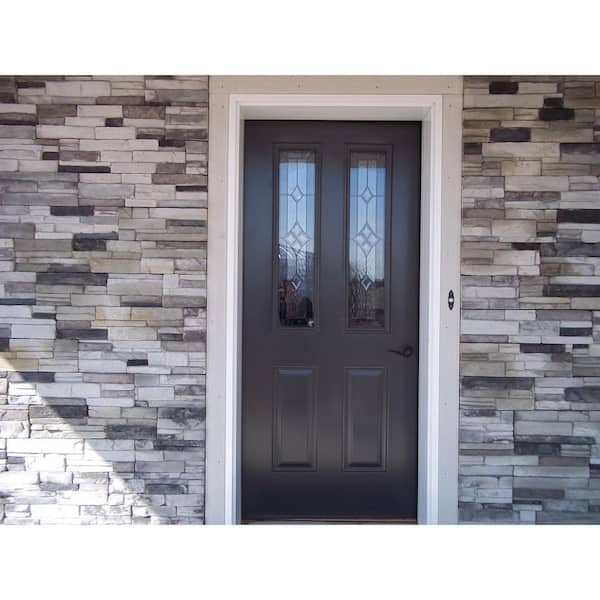 ADORN - 23.5 in. x 6 in. Colorado Gray Stone Veneer Siding (Flats)