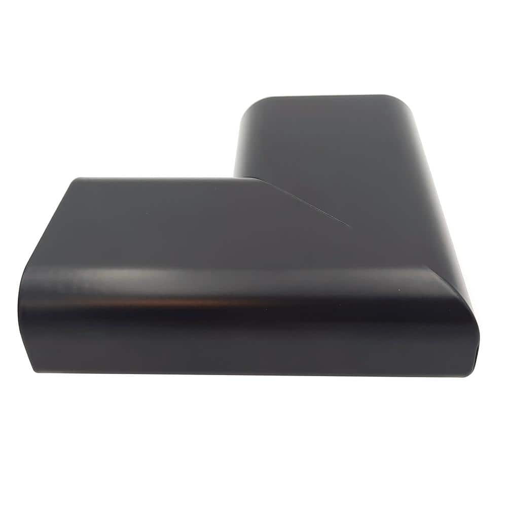 Dolle ACADIA 3 in. L x 3 in. W Black 90-Degree Handrail Corner Connector