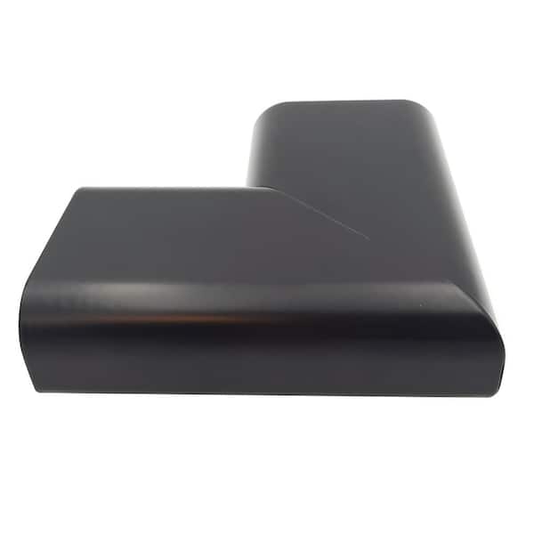 Dolle ACADIA 3 in. L x 3 in. W Black 90-Degree Handrail Corner Connector
