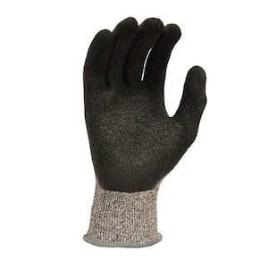 CutShield X-Large Grey Nitirle Coated Grip Cut Slash Puncture Resistant Gloves