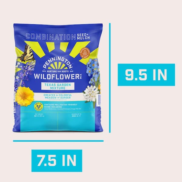 Pennington 2 lb. Wildflower Texas Garden Mix 100513255 - The Pennington 2 lb. Wildflower Texas Garden Mix 100513255 - The