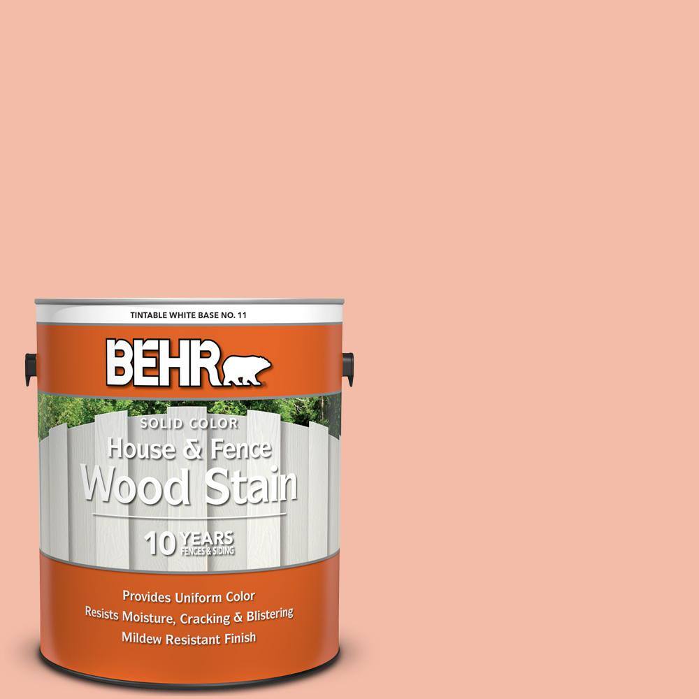 1 gal. #HDC-CT-14A Sunkissed Apricot Solid Color House and Fence Exterior W