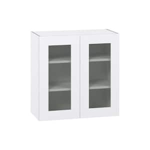 Wallace Painted Warm White Shaker Assembled Wall Kitchen Cabinet with 2 Doors (30 in. W x 30 in. H x 14 in. D)