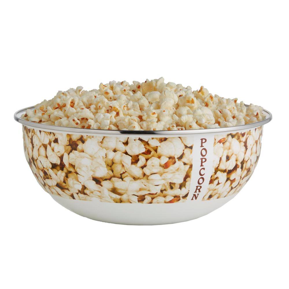 Ceramic Christmas Popcorn Serving Bowl, 11-inch