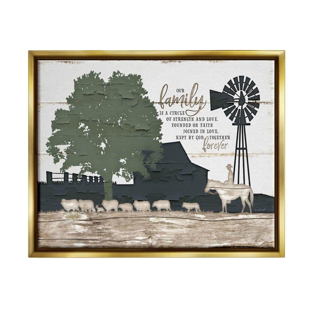 Farm Scene Metal Art