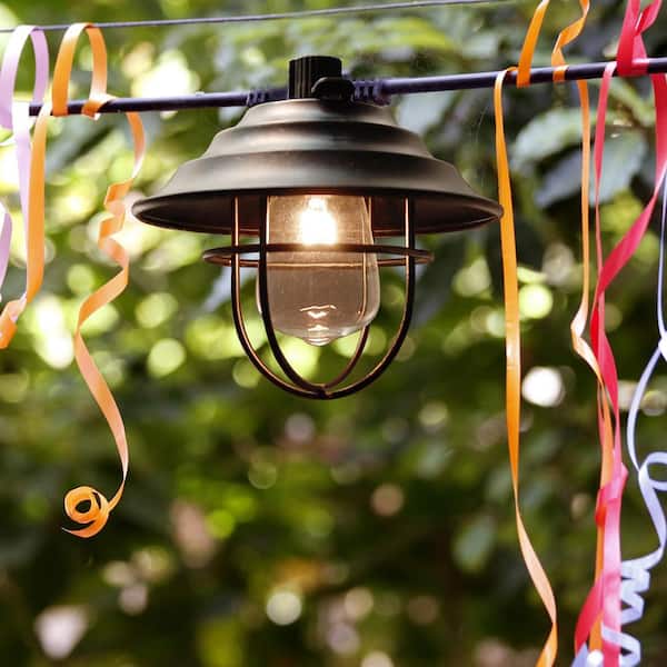 Iconic Outdoor Cafe String Lights 9287JCP, Color: Black - JCPenney