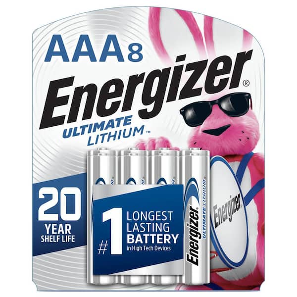 Energizer Ultimate Lithium AAA Batteries (X Pack), Lithium Triple A Batteries