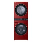 27 in. WashTower Laundry Center with 4.5 cu. ft. Front Load Washer and 7.4 cu. ft. Electric Dryer in Candy Apple Red