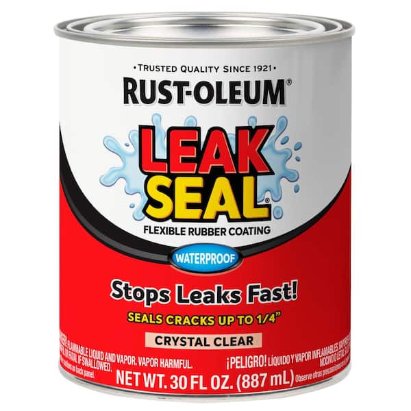 Rust-Oleum Stops Rust 30 oz. LeakSeal Clear Flexible Rubber Coating Sealer (2-Pack)