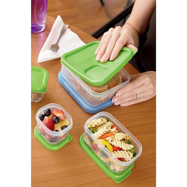 Rubbermaid Lunch Blox Set 1 salad kit-Open box 2 sandwich kits 3 kits 