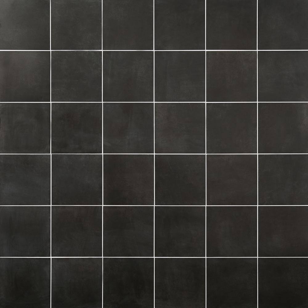 Elizabeth Sutton Cameo Black 7.87 in. x 7.87 in. Matte Porcelain Floor and Wall Tile (10.76 sq. ft./Case) price history on PriceWatchPro