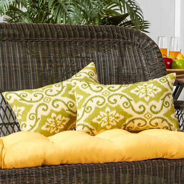 Outdoor ikat clearance pillows