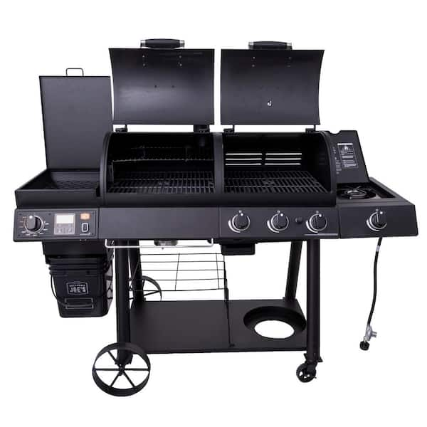 Pellet smoker gas grill combo best sale