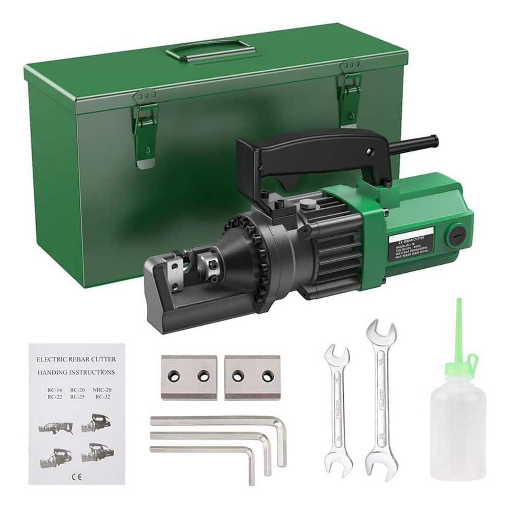 Electric Hydraulic Rebar Cutter 900-Watts Cuts Up to 5/8 in. 4-16 mm Replaceable Jaw Blades Fast Cutting Speed 2.5-3.0S price history on PriceWatchPro