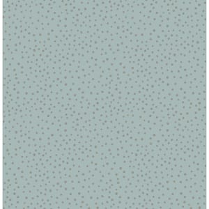 Cassie Light Blue Petite Polka Wallpaper