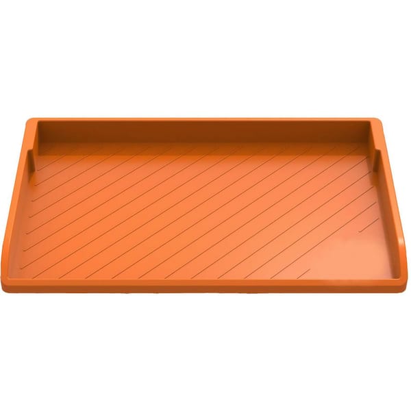 28 in. x 18 in. Orange Silicone Griddle Cover Heavy Duty Food Grade Protective Mat for Grill, Rust Resistant