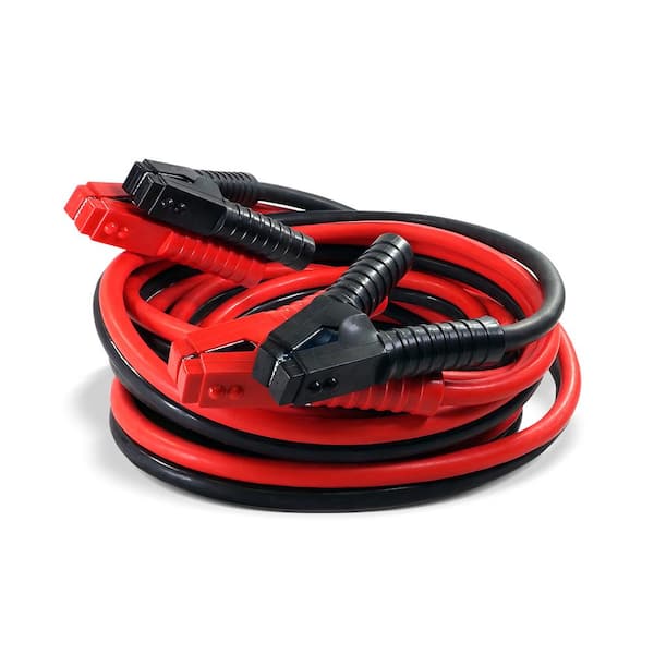 Schumacher Electric 1-Gauge, 25-Foot Extreme-Duty Jumper Cables, Rated for  900 Amps BC1 - The Home Depot
