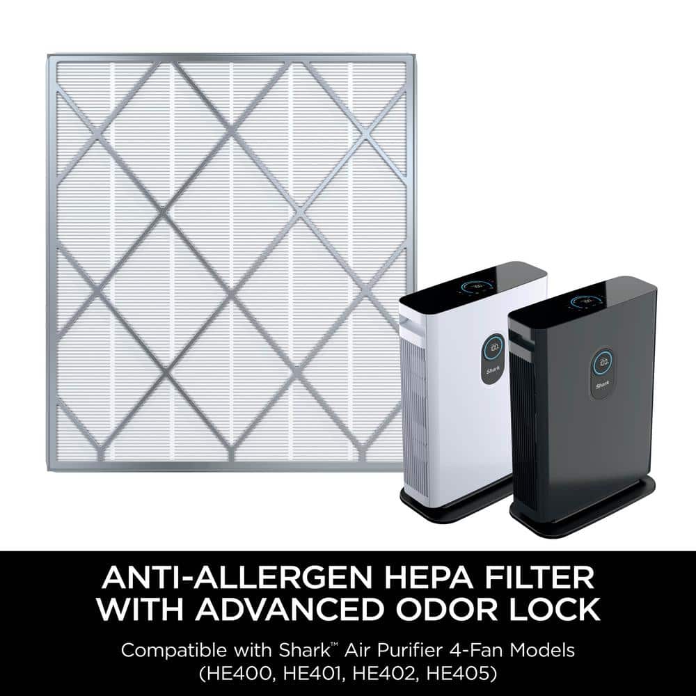 White HEPA Air Purifier Filter with Advanced Odor Lock