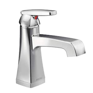 Ashlyn Single Hole Single-Handle Bathroom Faucet with Metal Drain Assembly in Chrome