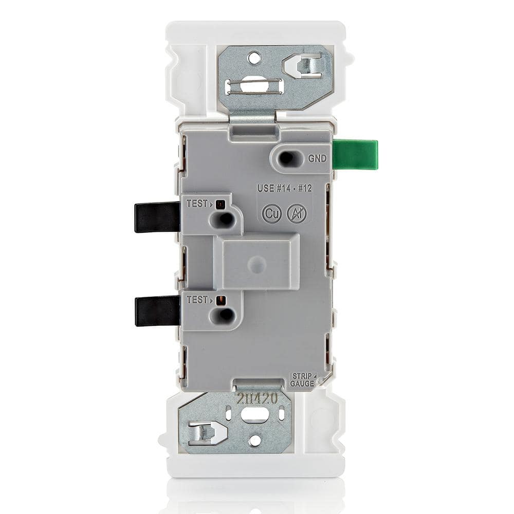 Leviton White Single Pole 15 Amp Rocker Switch