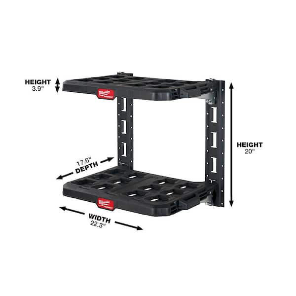 Milwaukee PACKOUT 11-Compartment Impact Resistant Portable Small