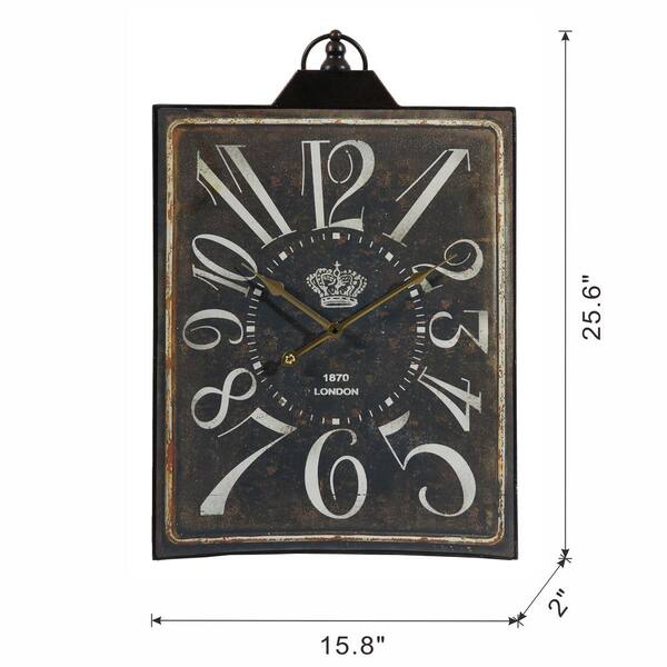 49*16 cm,Rectangular Wall Clock, Metal Wall orders Clock, Modern Wall Clock Unique, C