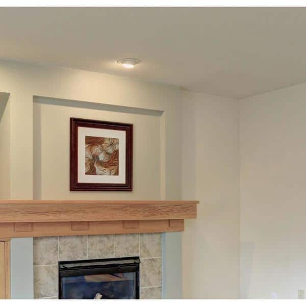 6'' White Aluminum LED Adjustable Recessed Trim