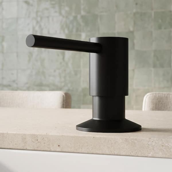 10 oz. Bolton Kitchen Soap Dispenser in Matte Black