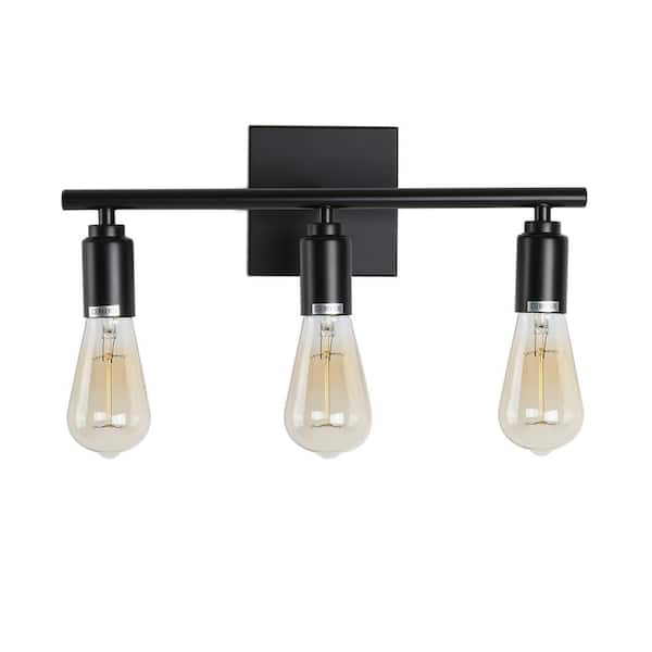 Three bulb deals bathroom light fixture