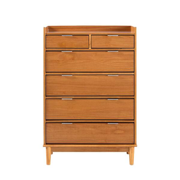 white christmas dresses Mid-Century Modern Wave 4-Drawer 31.5-Inch Wide Accent Chest main image 0