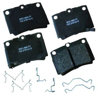 ACDelco 17D1064M Professional Set Pastiglie Freno Anteriori Semi-Metalliche – Omologate SAE J2784, Riduzione Rumore