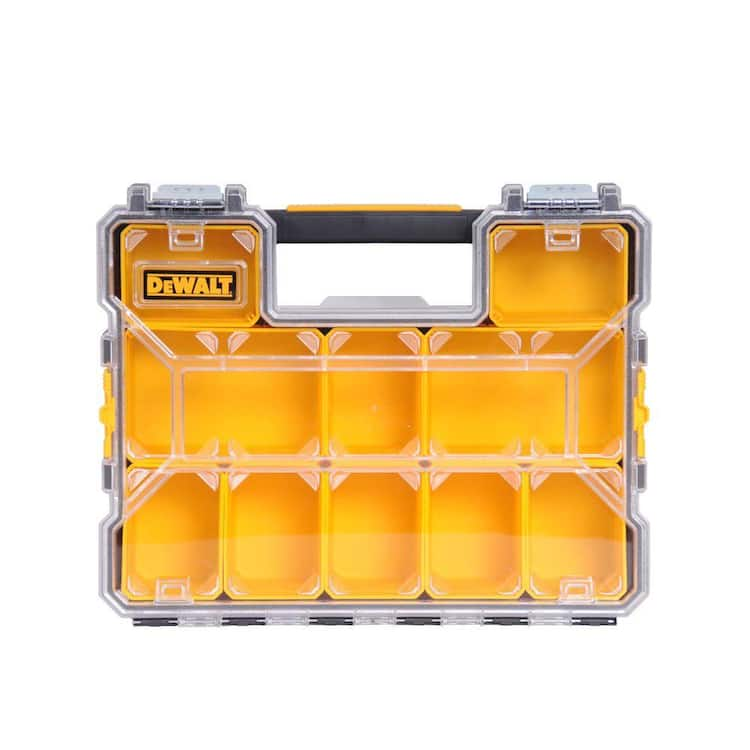 DEWALT Plastic 10-Compartment Deep Pro Small Parts Organizer