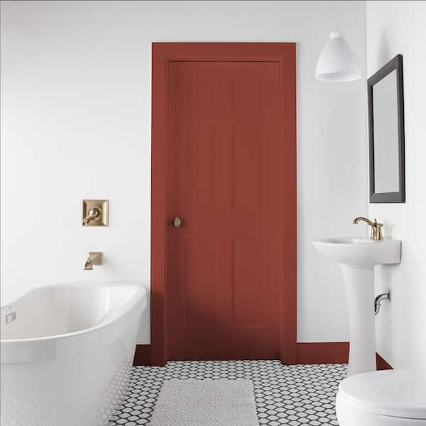 BEHR PREMIUM 1 qt. #PPU2-17 Morocco Red Semi-Gloss Enamel Interior