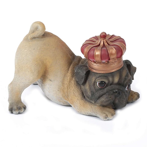 PUGGLE Dog Lover HAND PAINTED FIGURINE Resin Statue COLLECTIBLE puppy NEW animal 