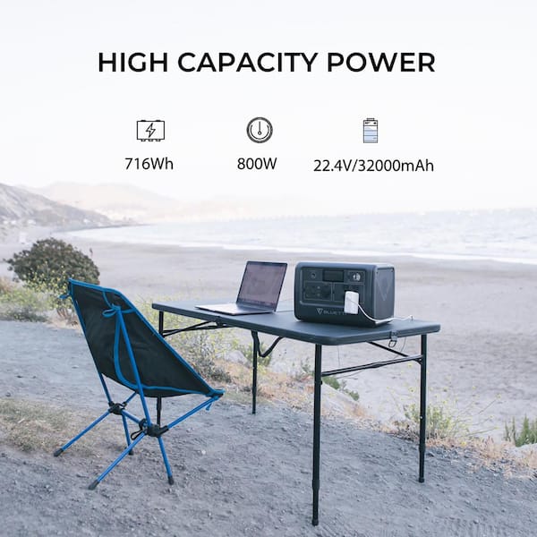 Reviews for BLUETTI 800W Continuous/1400W Peak Output Power Station EB70S  Gray Push Button Start LiFePO4 Battery Solar Generator for Outdoor