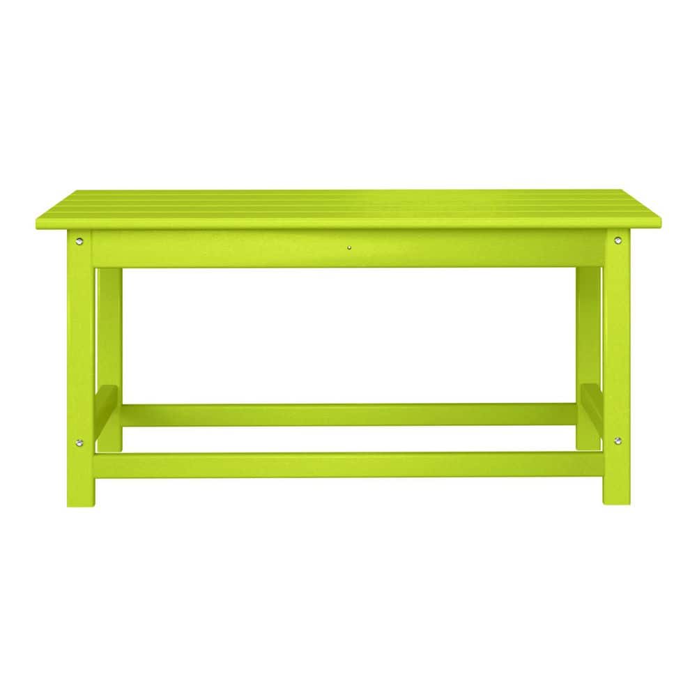 Lime Green Poly Adirondack Outdoor Coffee Table