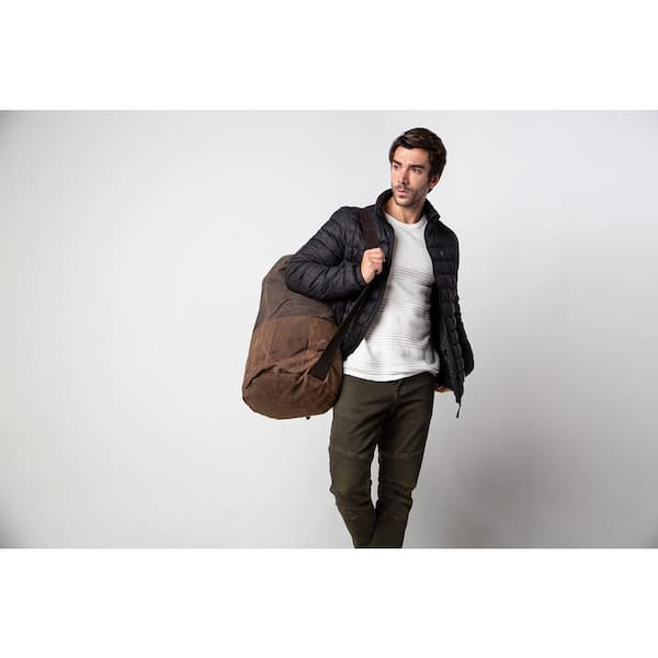 CB Station Waxed Canvas Laundry Duffel Olive