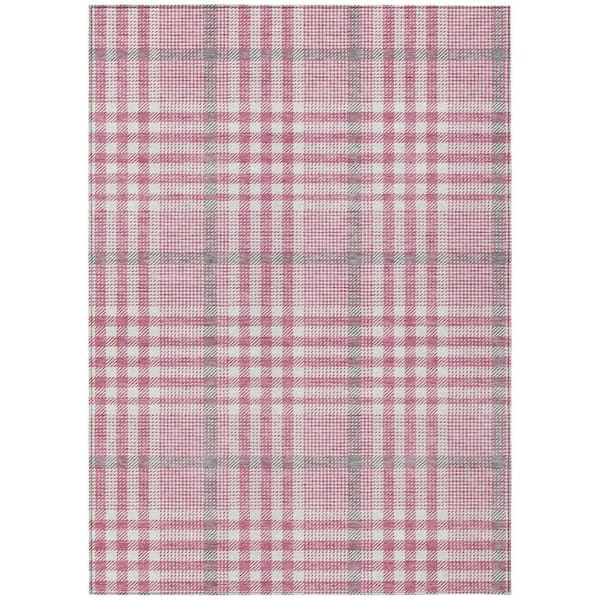 Chantille Machine Washable Indoor/Outdoor Abstract ACN1054 Blush 2 ft. 6 in. x 3 ft. 10 in. Area Rug