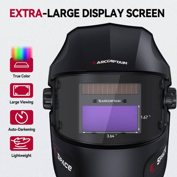MYWISH Auto Darkening Welding Helmet with Upgraded Arc