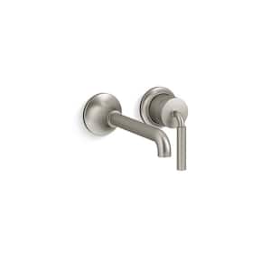 Tone Single-Handle Wall-Mounted Faucet in Vibrant Brushed Nickel
