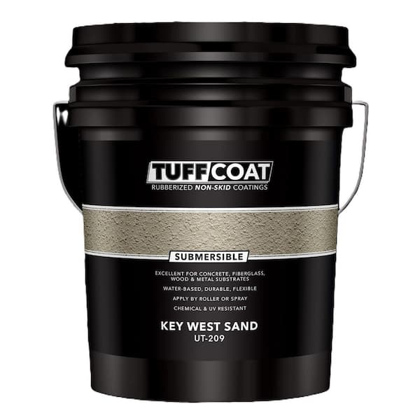 UT-209 5-Gl Key West Sand Interior/Exterior, Concrete/Wood/Fiberglass/Metal Paint, Basement/Garage/Deck/Pool Deck/Patio