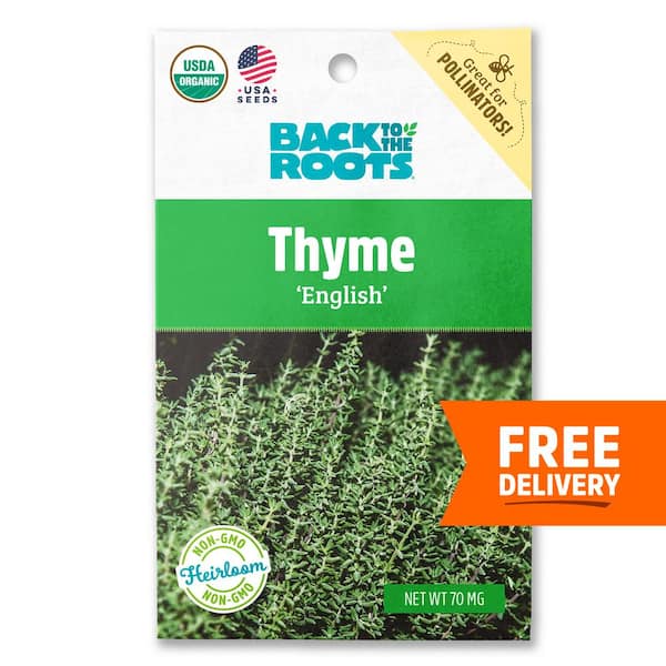 Back to the Roots Organic English Thyme Seed (1-Pack)