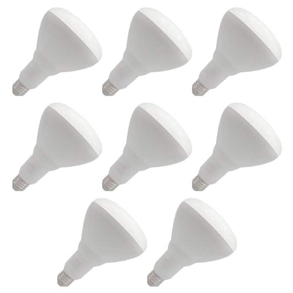 100-Watt Equivalent BR40 Dimmable E26 LED Light Bulb Warm White 2700K (8-Pack)