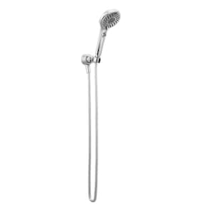 Xander 4-Spray Patterns 1.5 GPM 4.38 in. Wall Mount Handheld Shower Head in Chrome