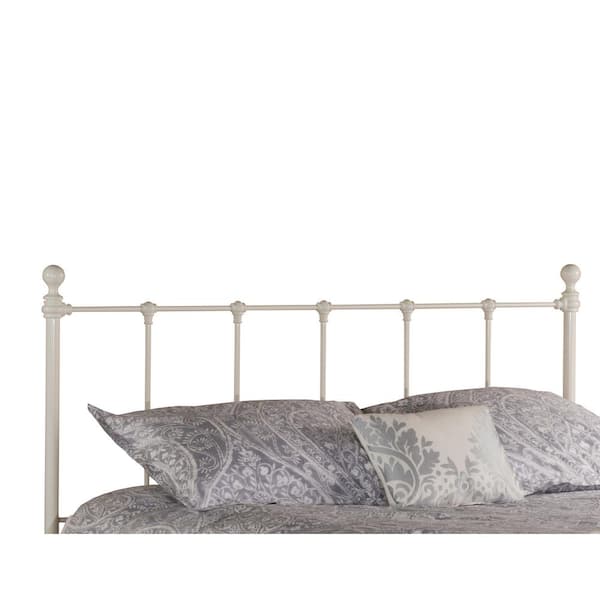 Hillsdale Furniture Molly White Queen Metal Headboard Type with Bed Frame