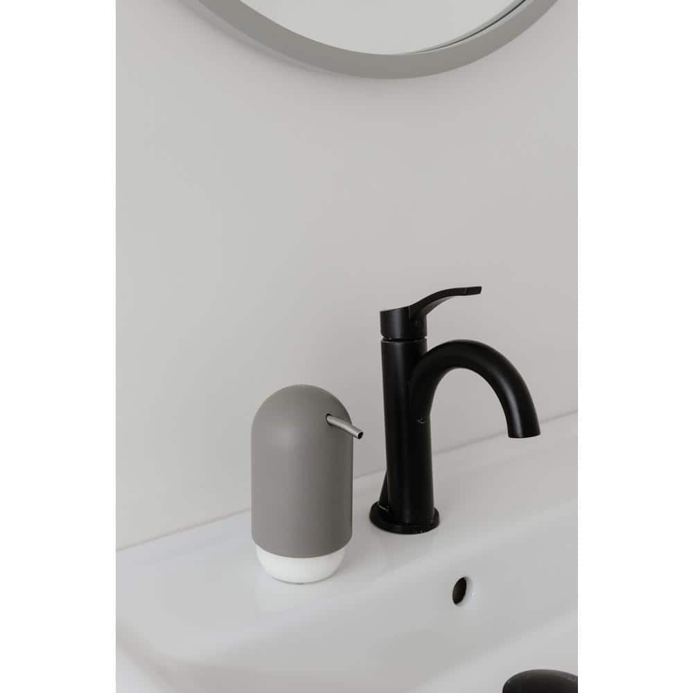 Gray Soft-Touch Modern Automatic Soap Dispenser